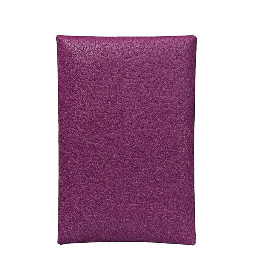 HERMES/愛馬仕 Calvi系列 女士?？窖蚱ぐ纯坶]合卡包H078382CKP9