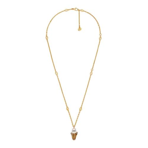  GUCCI古馳 22年秋冬 女士 Bananya x Gucci聯(lián)名系列項鏈 662494 I6656 8518