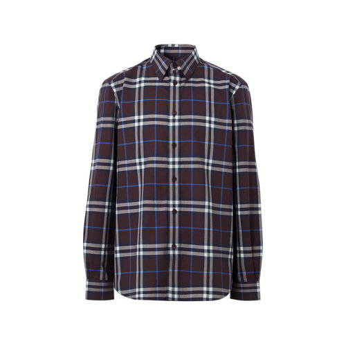 BURBERRY/博柏利 【22秋冬新款】 男款棉質(zhì)長袖休閑襯衫 80557271