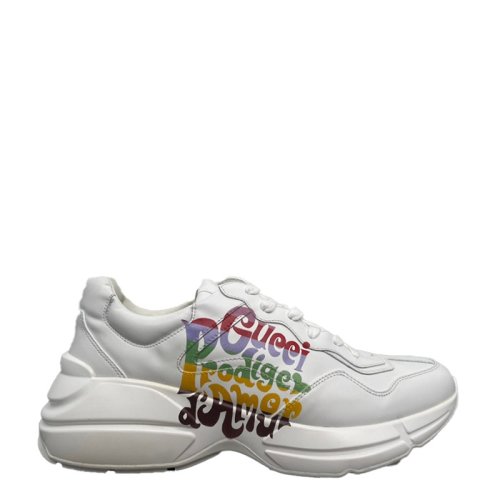 Gucci古馳 限量款彩色字母老爹鞋 at 白色系 歐碼43