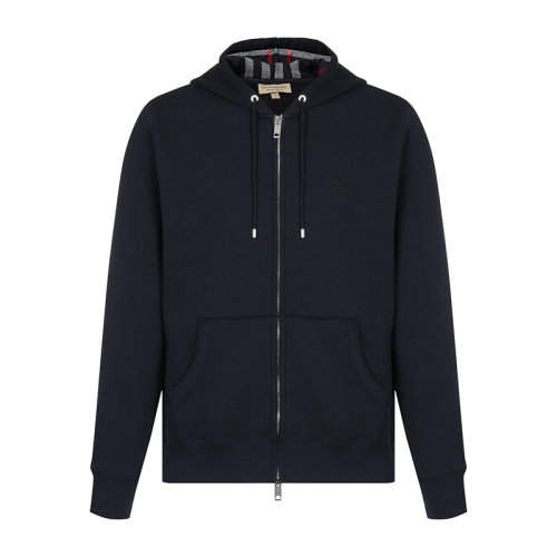 BURBERRY/博柏利 男士深藍(lán)色棉質(zhì)混紡滌綸夾克 4024917