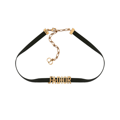 DIOR/迪奧 經(jīng)典款CHOKER JADIOR鍍金復古項鏈 N0681ADRMT_D907
