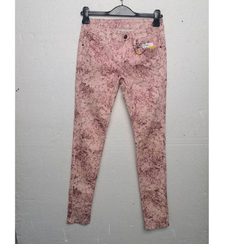 ESCADA/愛斯卡達女士牛仔褲粉花色