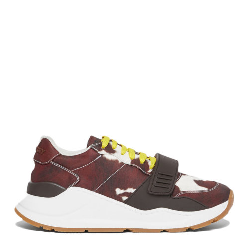 BURBERRY/博柏利 女士時尚奶牛印花尼龍運動鞋休閑鞋跑步鞋女鞋 8016505