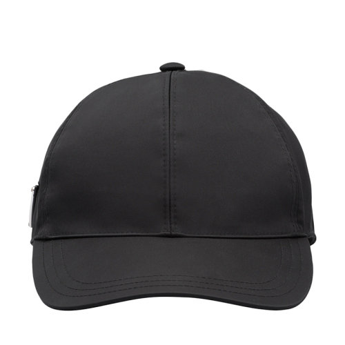 PRADA/普拉達(dá) 秋冬 男士黑色Re-Nylon 再生尼龍棒球帽2HC274_2DMI_F0002
