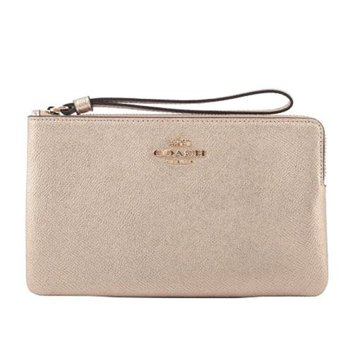 COACH/蔻馳女士白色皮質(zhì)手拿包   x