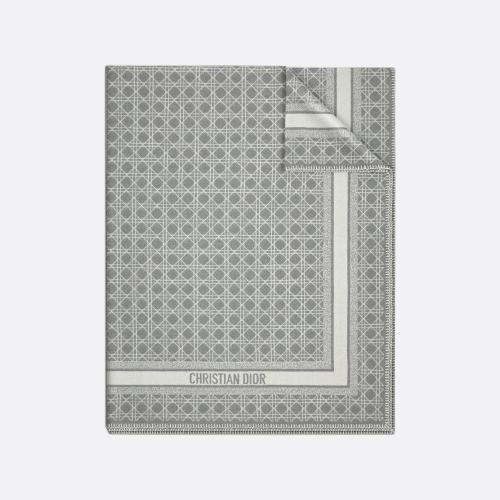  DIOR迪奧 22年秋冬 女士 披肩 Plaid Dior Cannage 22CAN350I040_C810