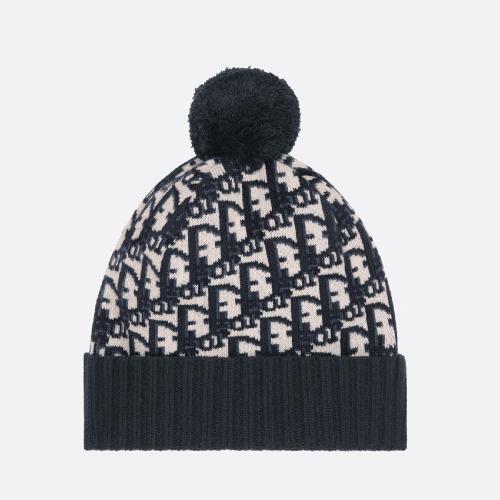  DIOR迪奧 22年秋冬 女士 帽子 Dior 印花針織帽 25DOB701I099_C540