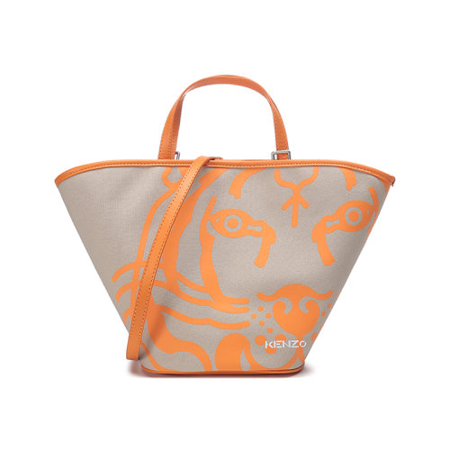 KENZO/高田賢三【22春夏新款】 女士手提單肩斜挎包虎頭圖案 FC5 2SA551 F02