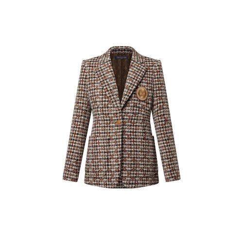  LV路易威登 22年秋冬 女士 夾克 粗花呢西裝夾克 1AAB0W 1AAB0X 1AAB0R 1AAB0U 1AAB0V 1AAB0S