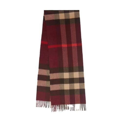  BURBERRY 22年秋冬 女士 格紋羊絨圍巾 80216931