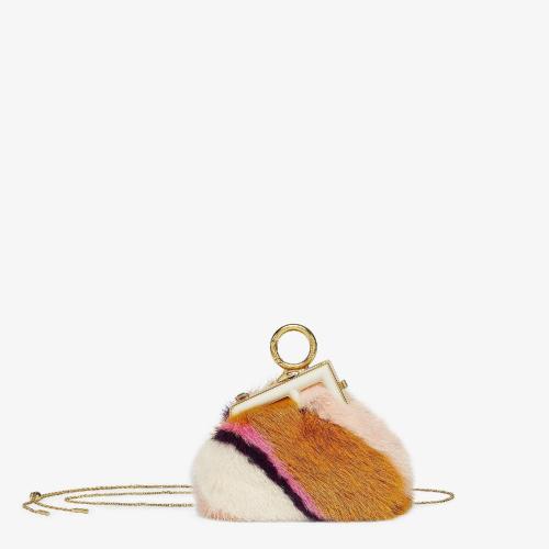  FENDI芬迪 22年秋冬 女士 掛飾 Nano Fendi First Charm 7AS051AJPWF0W52