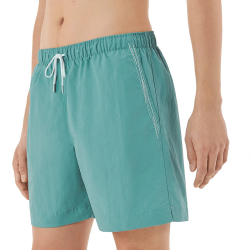 HERMES/愛(ài)馬仕 22年秋冬新款 男士青瓷色尼龍面料平角游泳短褲H258120H164SM