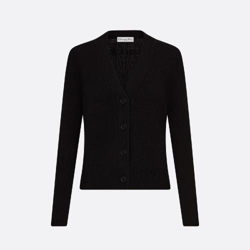  DIOR迪奧 22年秋冬 女士 針織衫 系扣開衫 144G54AM002_X9000