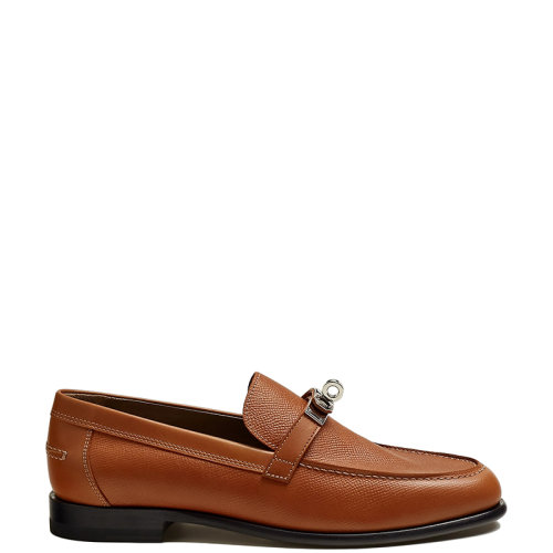 HERMES/愛馬仕 22年秋冬新款 Destin系列 女士自然色小牛皮莫卡辛鞋樂福鞋H222077ZA3355