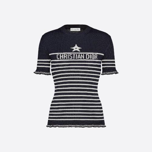  DIOR迪奧 22年秋冬 女士 針織衫 短袖針織衫 314S8_M713_X5800