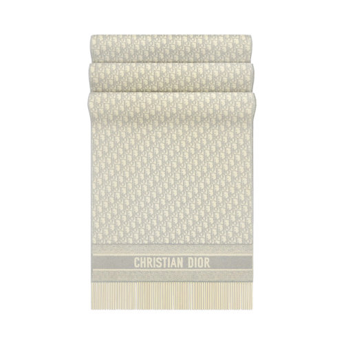 DIOR/迪奧    女士灰色老花羊絨圍巾 01CDO309I093_C810