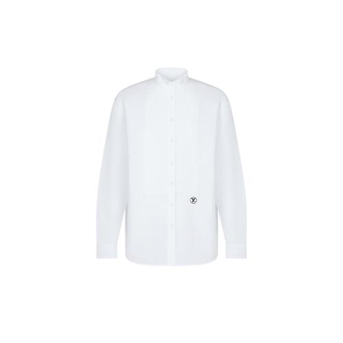  LV路易威登 22年春夏 女士 長(zhǎng)袖襯衫 褶裥頸飾襯衫 1A91QG 1A91QB 1A91QC 1A91QE 1A91Q9 1A91Q 預(yù)定商品2-8周發(fā)貨