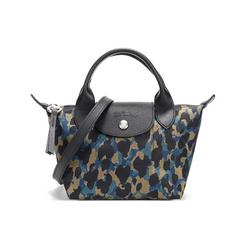 Longchamp/瓏驤  女士LE PLIAGE系列迷你款織物短柄手提單肩斜挎包餃子包 1500 310