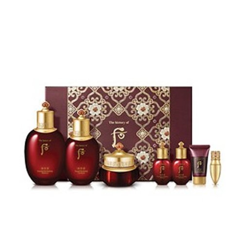 Whoo/后津率3種套裝（津率平衡水 150ml, 津率潤膚乳110ml, 津率膏30ml）新疆不發(fā)貨