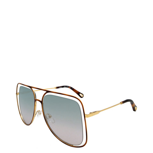 CHLOE/克洛伊 蔻依 飛行員 熊貓鏡 大框 太陽鏡 漸變色鏡片 墨鏡 眼鏡 CE130S 57mm CHLOE 克洛伊