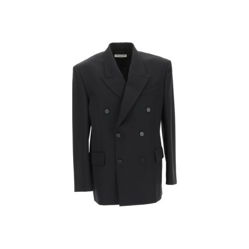  Balenciaga/巴黎世家 女士黑色羊毛夾克 698900 TJT35 0100 PLFSX