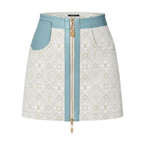  LV路易威登 22年秋冬 22年早春 女士 半身裙 撞色飾邊迷你裙 1A9N0R 1A9N0S 1A9N0T 1A9N0U 1A9N0V 預定商品2-6周發(fā)貨