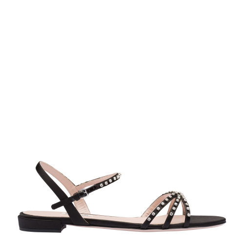 Miu Miu/繆繆 女士仿水晶裝飾平底涼鞋 5X857B_3D4N_F0002_F_010