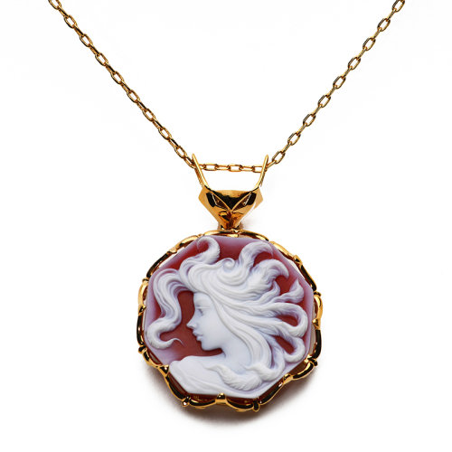 吊墜【九尾狐】 shiyu/十玉藝術珠寶 天樞星 [全球限20套] 一體雙色縞瑪瑙 北斗七星 招財 轉運 人緣 十玉