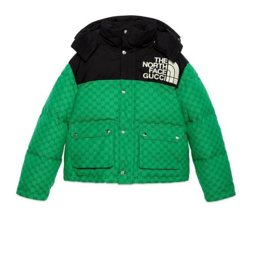  GUCCI古馳 22年秋冬 女士 The North Face x Gucci聯(lián)名系列羽絨夾克 670908 Z8APZ 3348