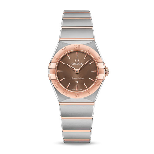 OMEGA/歐米茄 星座系列 精鋼 18K金 石英機(jī)芯 女士腕表 131.20.25.60.13.001