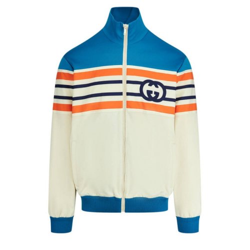  GUCCI/古馳 男士拼色滌綸夾克 673299XJDU1 4628 PLFSX