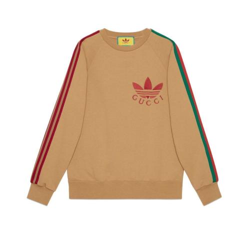  GUCCI古馳 22年秋冬 男士 adidas x Gucci針織棉衛(wèi)衣 691638 XJEML 2184