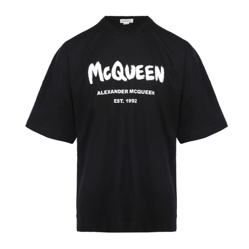 Alexander McQueen/亞歷山大麥昆男士短袖T恤704969QTZ04