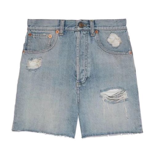 GUCCI/古馳 新款棉質(zhì)復(fù)古做舊女士短褲638061XDBPH4452【主推】