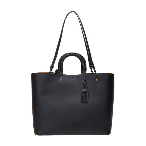 COACH/蔻馳  1941系列 女士黑色皮革手提單肩包 59981_BPBLK