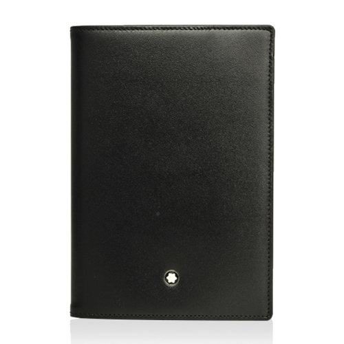 MontBlanc/萬寶龍 大班系列 男士黑色牛皮證件夾護(hù)照套 35285