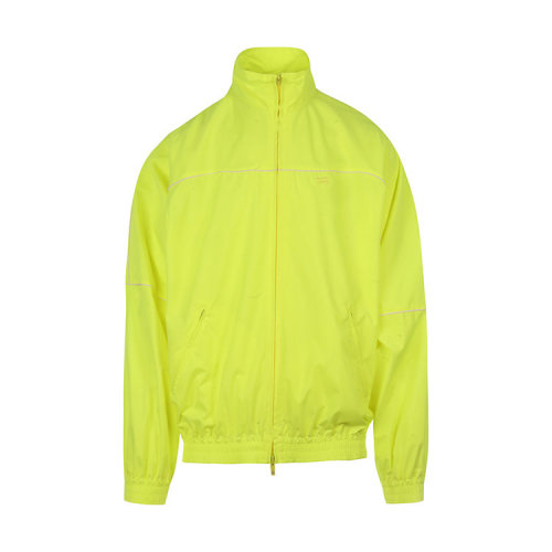 Balenciaga/巴黎世家  男裝 時尚簡約 休閑 男士熒光黃拉鏈夾克 642337TJOC17204  HKY06107