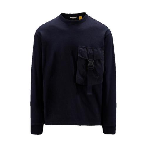  MONCLER蒙可蒙克萊 22年秋冬 女士 長袖T恤 Long Sleeve T-Shirt with Pocket H209E8D00001829