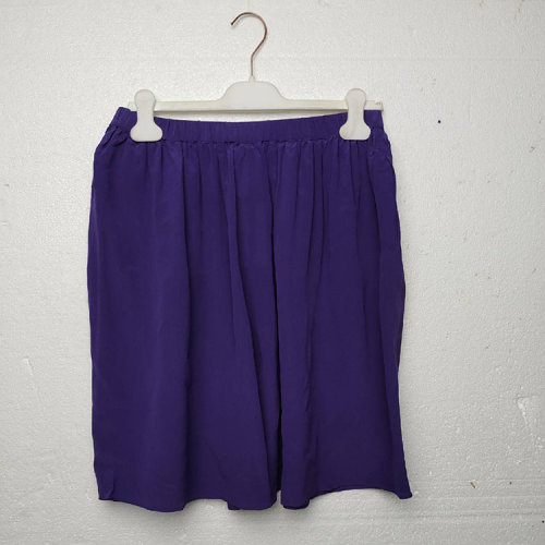 ARMANI COLLEZIONI/阿瑪尼卡爾茲紫色女士短褲裙   NMN47NM351