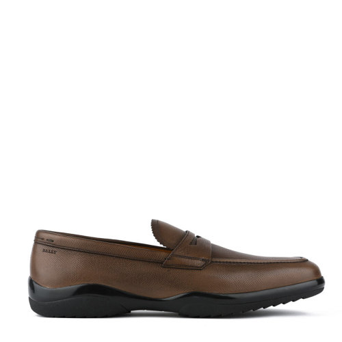 BALLY/巴利 男士咖啡色牛皮樂福鞋 MICSON/01