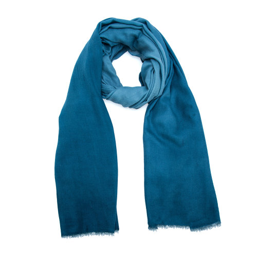 【Designer Acc】SHOKAY/繡嘉 春夏新款時(shí)尚簡(jiǎn)約吊染漸變色披肩長(zhǎng)款兩用輕薄披肩圍巾