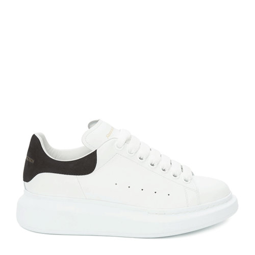 Alexander McQueen/亞歷山大麥昆 小白鞋 男士牛皮撞色平底系帶休閑運(yùn)動(dòng)鞋 441631HGP59061