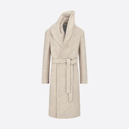  DIOR迪奧 22年秋冬 男士 大衣 Manteau a col chale 243C354A5640_C040