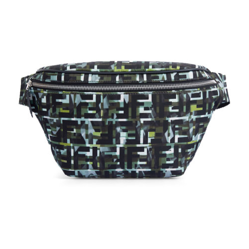 FENDI/芬迪2020春夏男士織物腰包單肩斜挎包7VA434ABM8