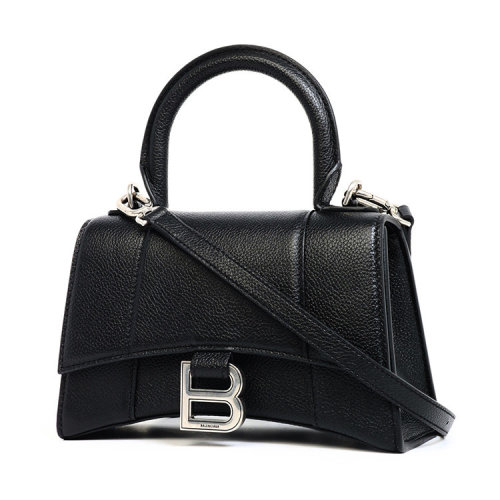Balenciaga/巴黎世家 女士 黑色皮質字母B標志手提包 5928331IZHY1000 HJH0015X