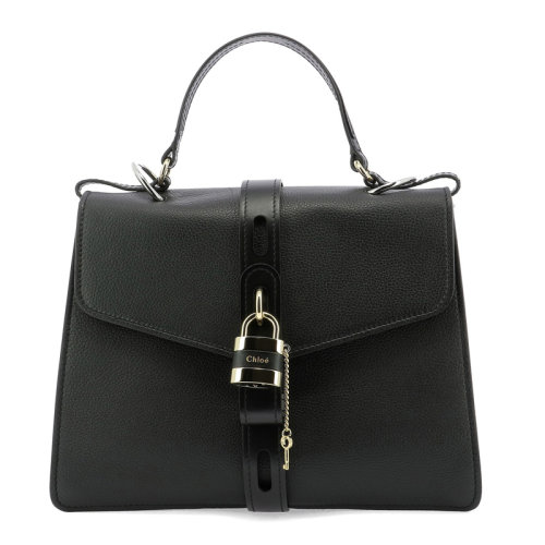 CHLOE/克洛伊   Tess Hobo系列 女士牛皮經(jīng)典LOGO圖案時尚鎖頭掛飾手提包單肩包斜挎包