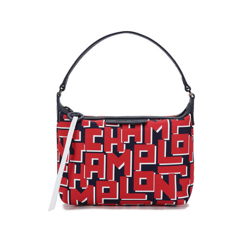 Longchamp/瓏驤 女士LEPLIAGELGP系列織物字母圖案手提單肩包 10039 412