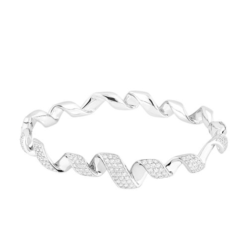 DIOR/迪奧 ARCHI DIOR DIORAMA系列 18K金白金鑲嵌鉆石手鐲JDIO94002_0000