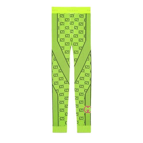  GUCCI古馳 22年秋冬 女士 GG針織提花緊身褲 693300 XJEF0 7401